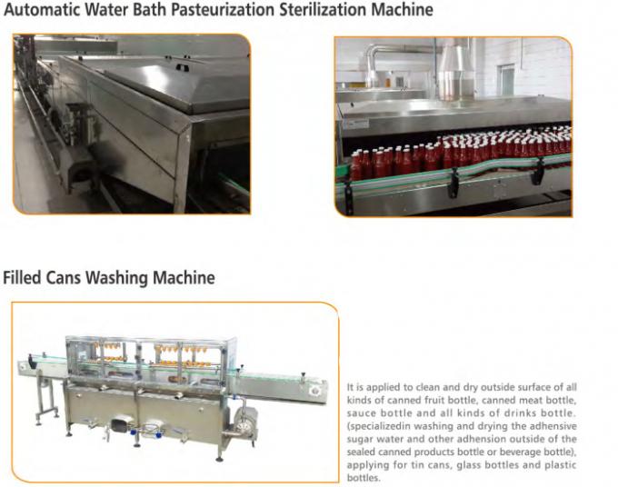 High Efficiency Fruit Canning Equipment Canned Peach Production Line