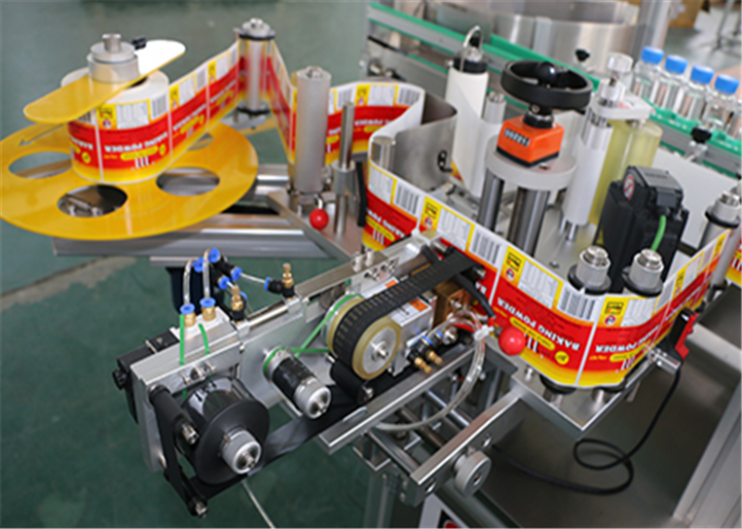 Round Bottle Rotary Automatic Labeling Machine High Speed Stable Design