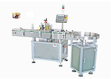 Vertical Round Can Automatic Labeling Machine High Capacity 50 - 200b / Min