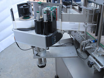 Beer / Wine Bottle Labelling Machine Synch Printing With Simple Design