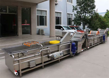 Beverages Fruit Canning Equipment Low Temperature Tunnel Conveyor Pasteurization Line